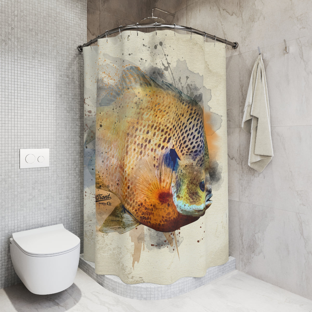 Bluegill Shower Curtains