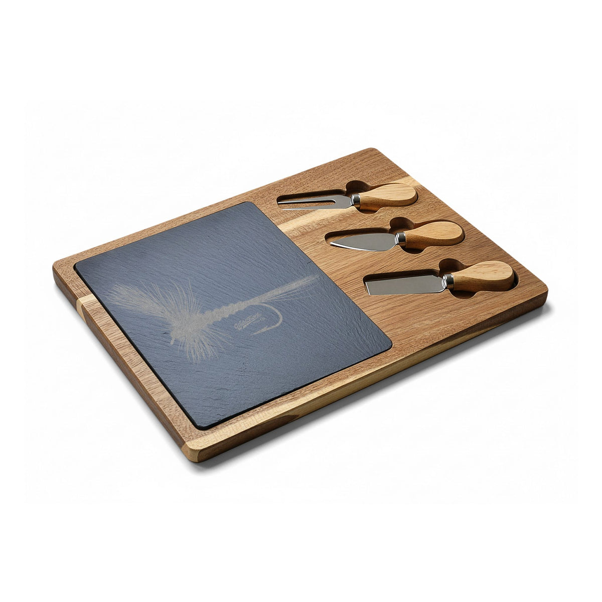 Dry Fly Charcuterie Board (Engraved)