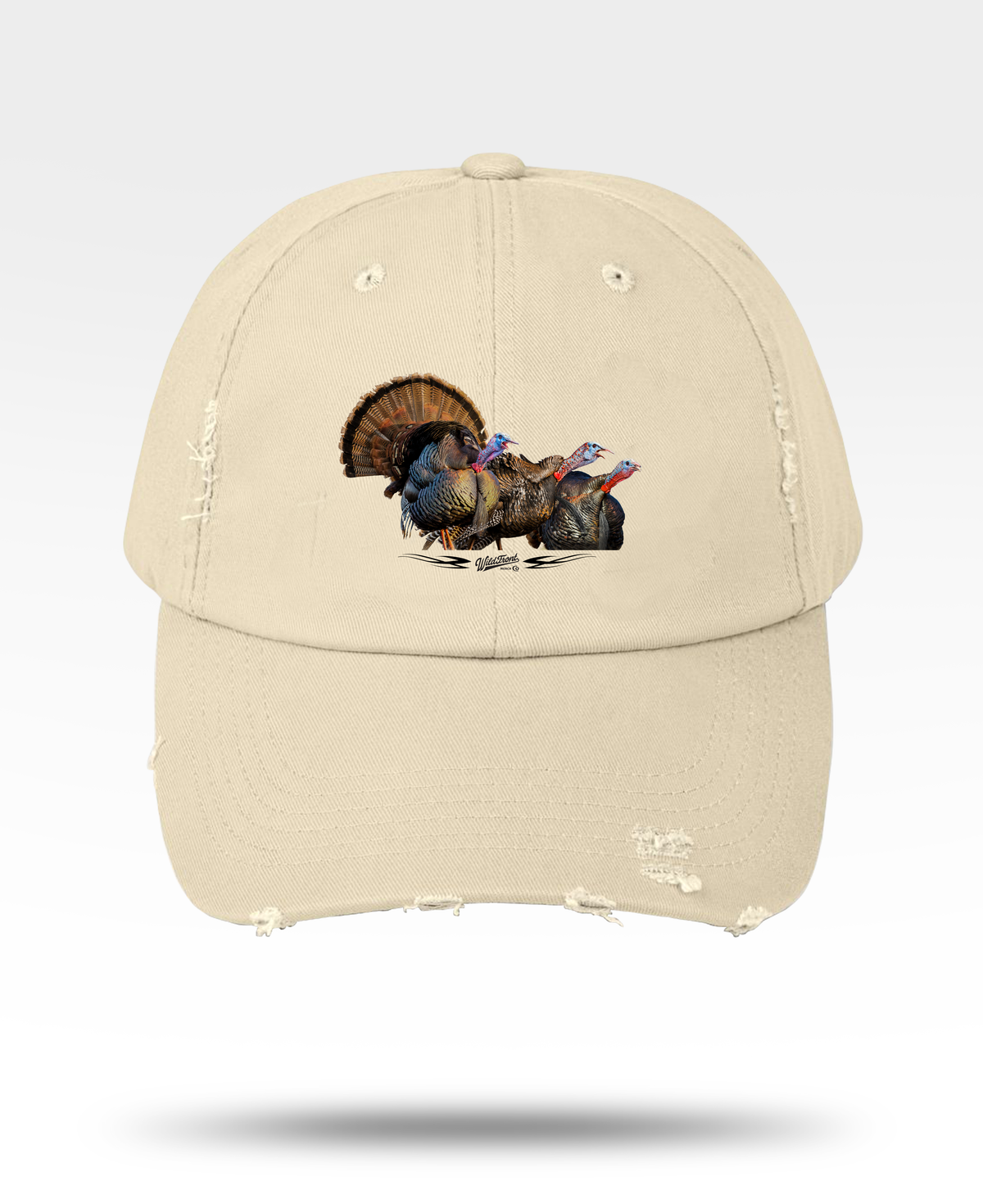 Turkey Trio Distressed Cap