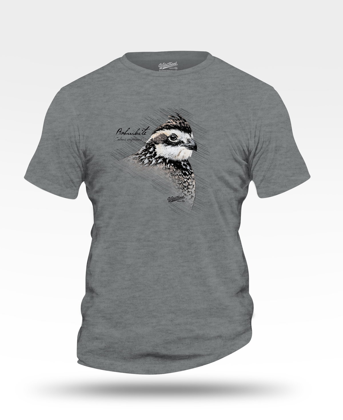 Bobwhite Quail Drawing T-Shirt