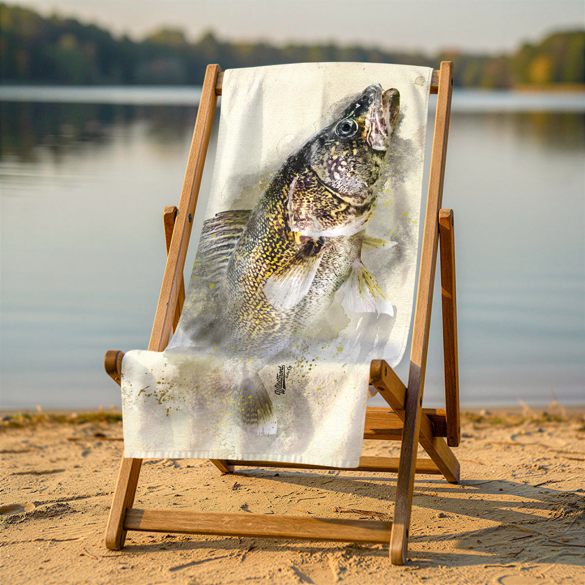 Walleye Beach Towel