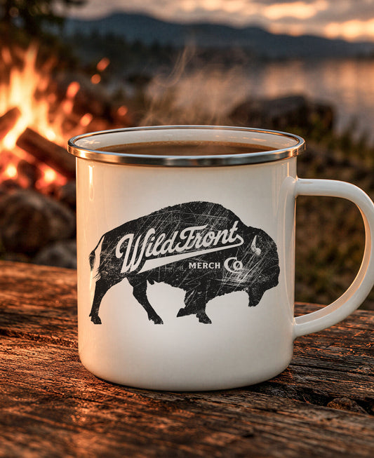 Buffalo Enamel Camping Mug