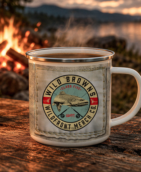 Wild Bowns Enamel Camping Mug