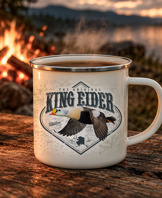King Eider Enamel Camping Mug