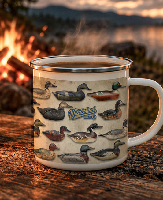 Vintage Decoys Enamel Camping Mug