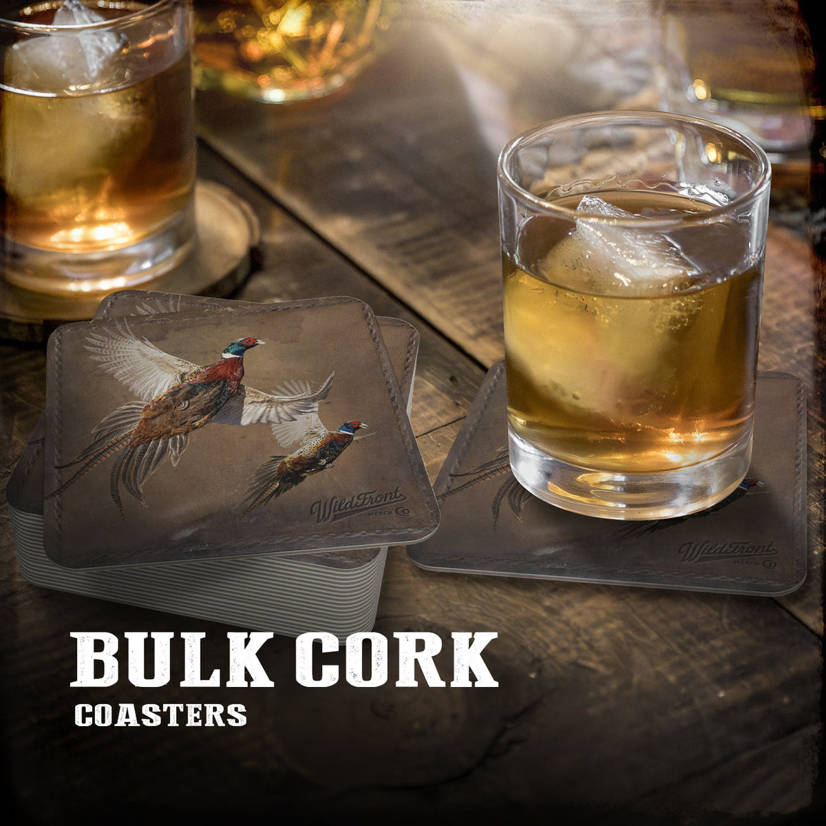 BULK CORK COASTERS