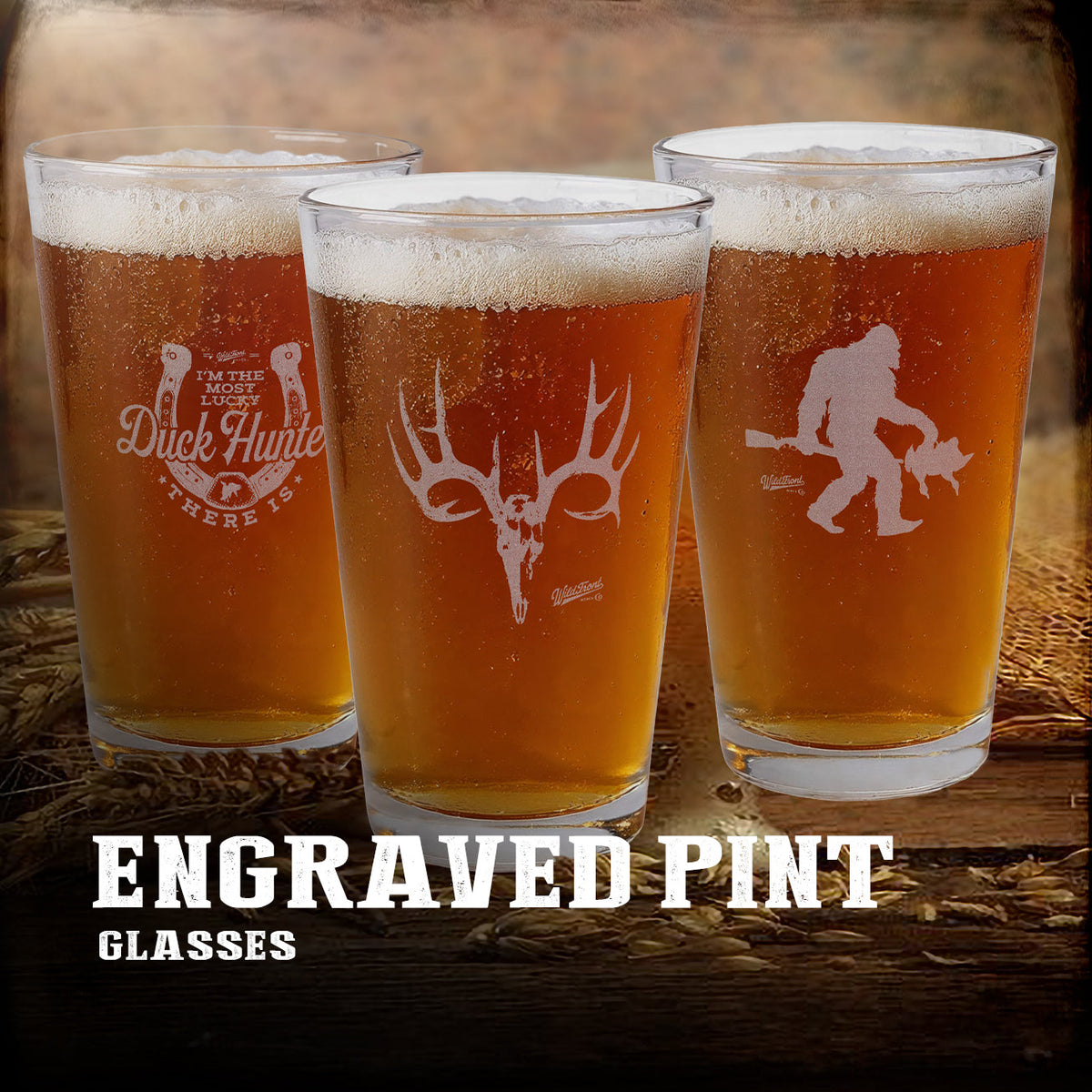 ENGRAVED PINT GLASSES