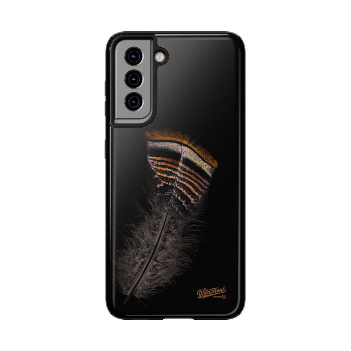 Turkey Feather Dark Tough Phone Case