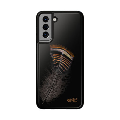 Turkey Feather Dark Tough Phone Case