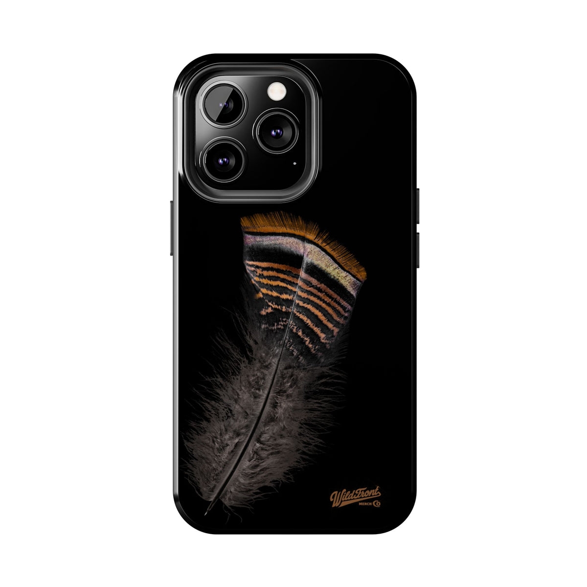 Turkey Feather Dark Tough Phone Case