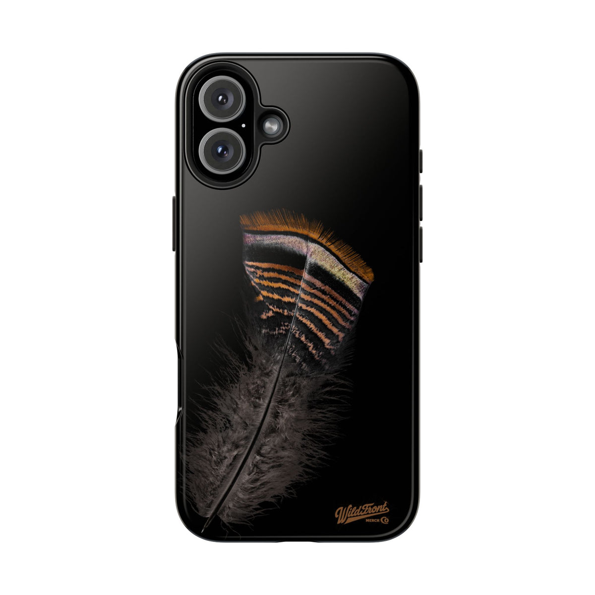 Turkey Feather Dark Tough Phone Case