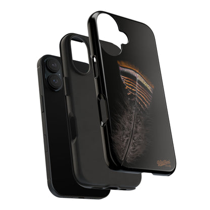 Turkey Feather Dark Tough Phone Case