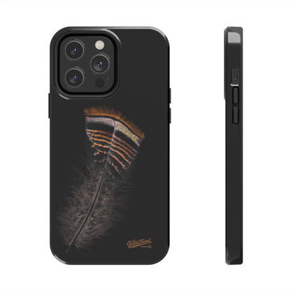 Turkey Feather Dark Tough Phone Case