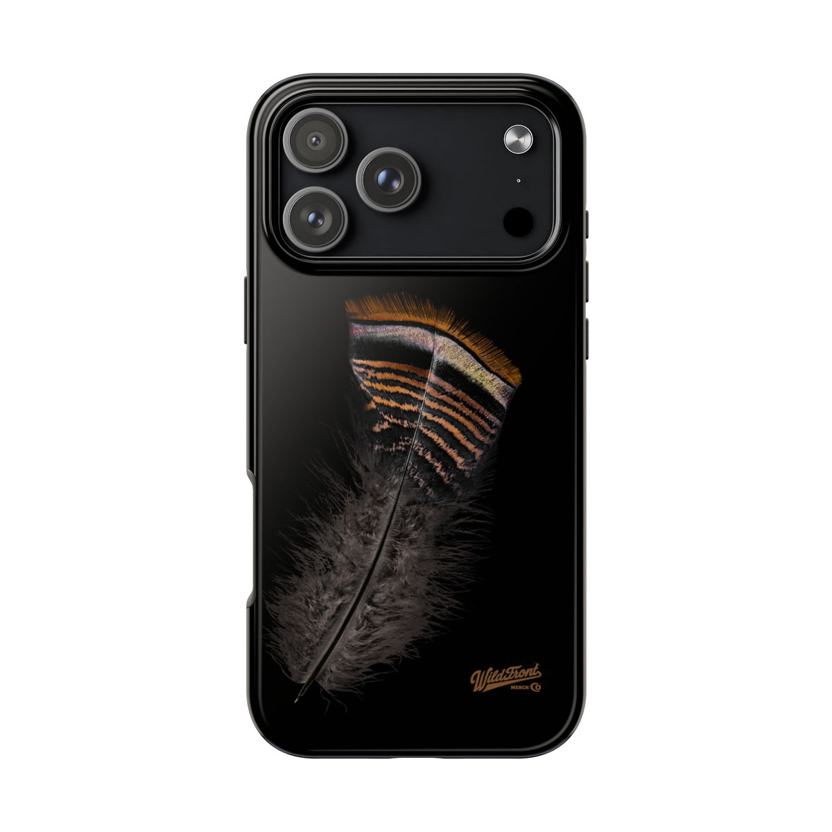 Turkey Feather Dark Tough Phone Case