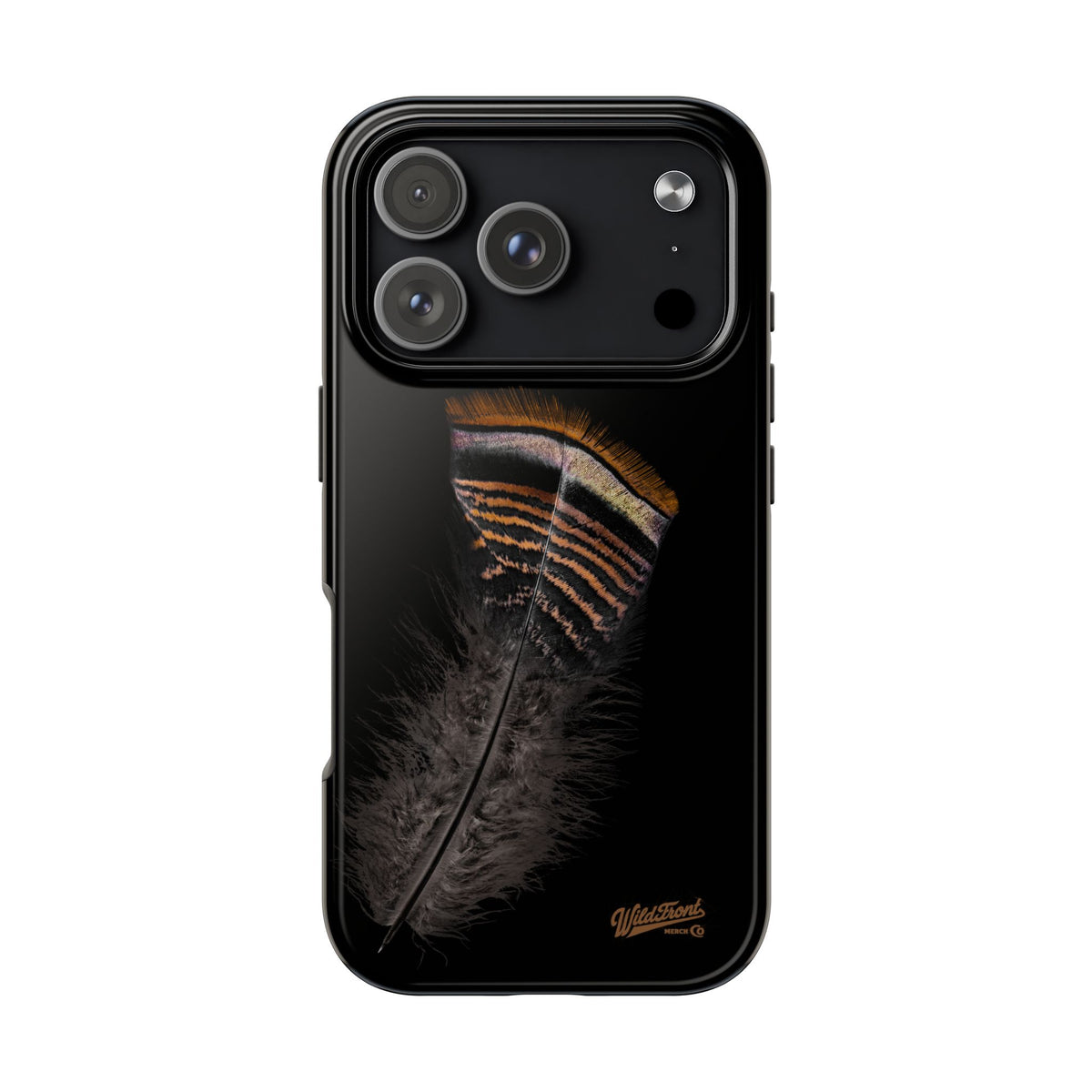 Turkey Feather Dark Tough Phone Case