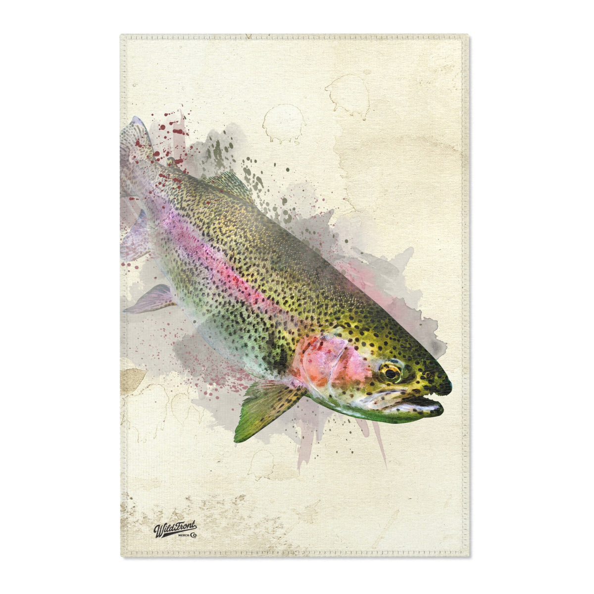 Rainbow Trout Area Rug