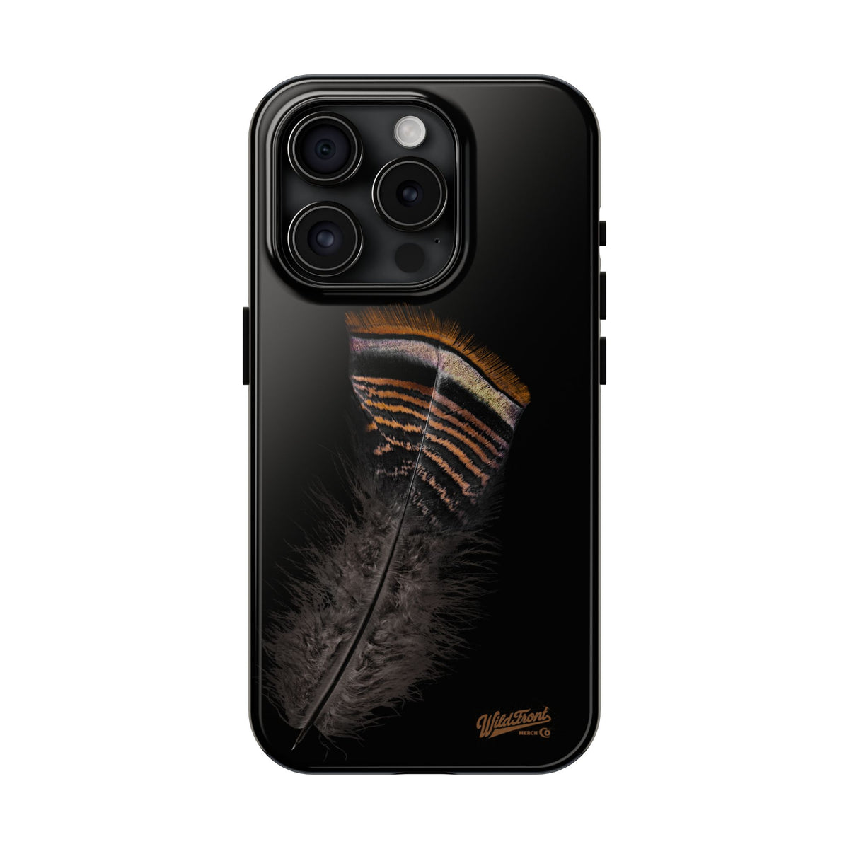 Turkey Feather Dark Tough Phone Case