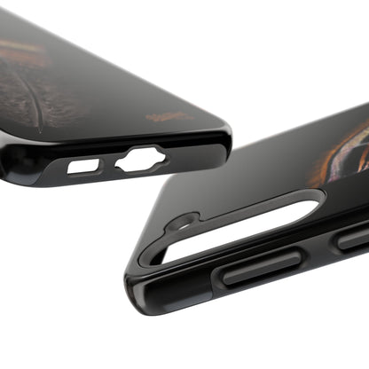Turkey Feather Dark Tough Phone Case