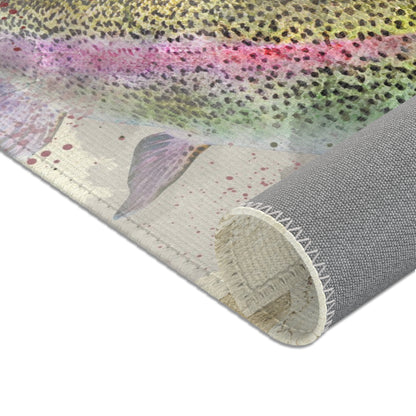 Rainbow Trout Area Rug