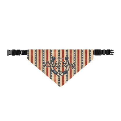 Luck Dog Patriotic Pet Bandana