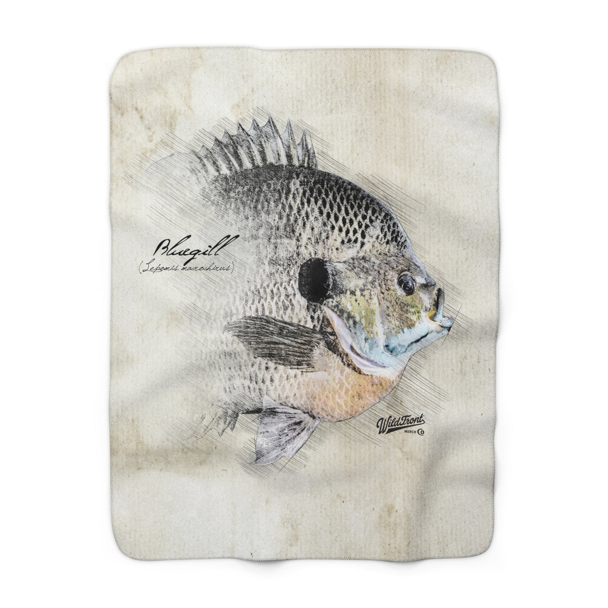 Bluegill Sherpa Fleece Blanket