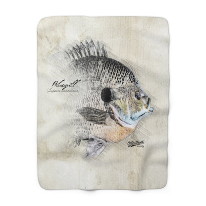 Bluegill Sherpa Fleece Blanket