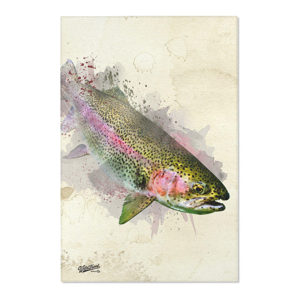 Rainbow Trout Area Rug
