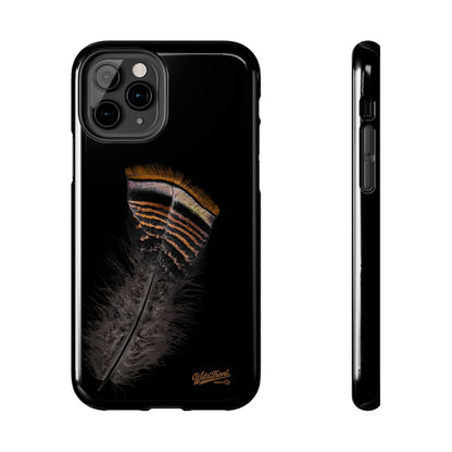 Turkey Feather Dark Tough Phone Case