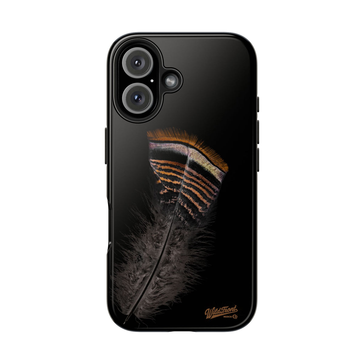 Turkey Feather Dark Tough Phone Case