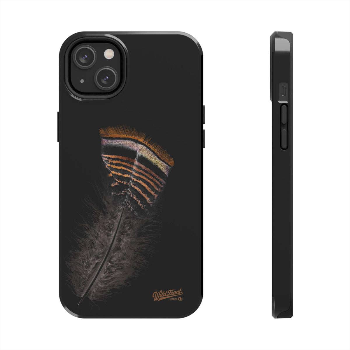 Turkey Feather Dark Tough Phone Case