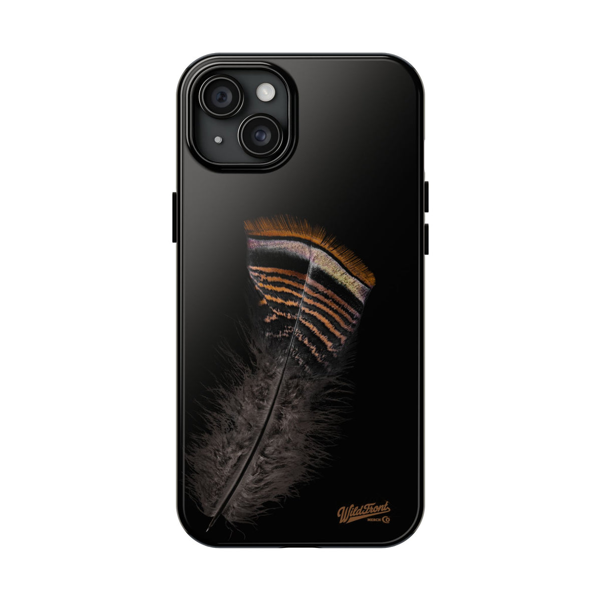 Turkey Feather Dark Tough Phone Case