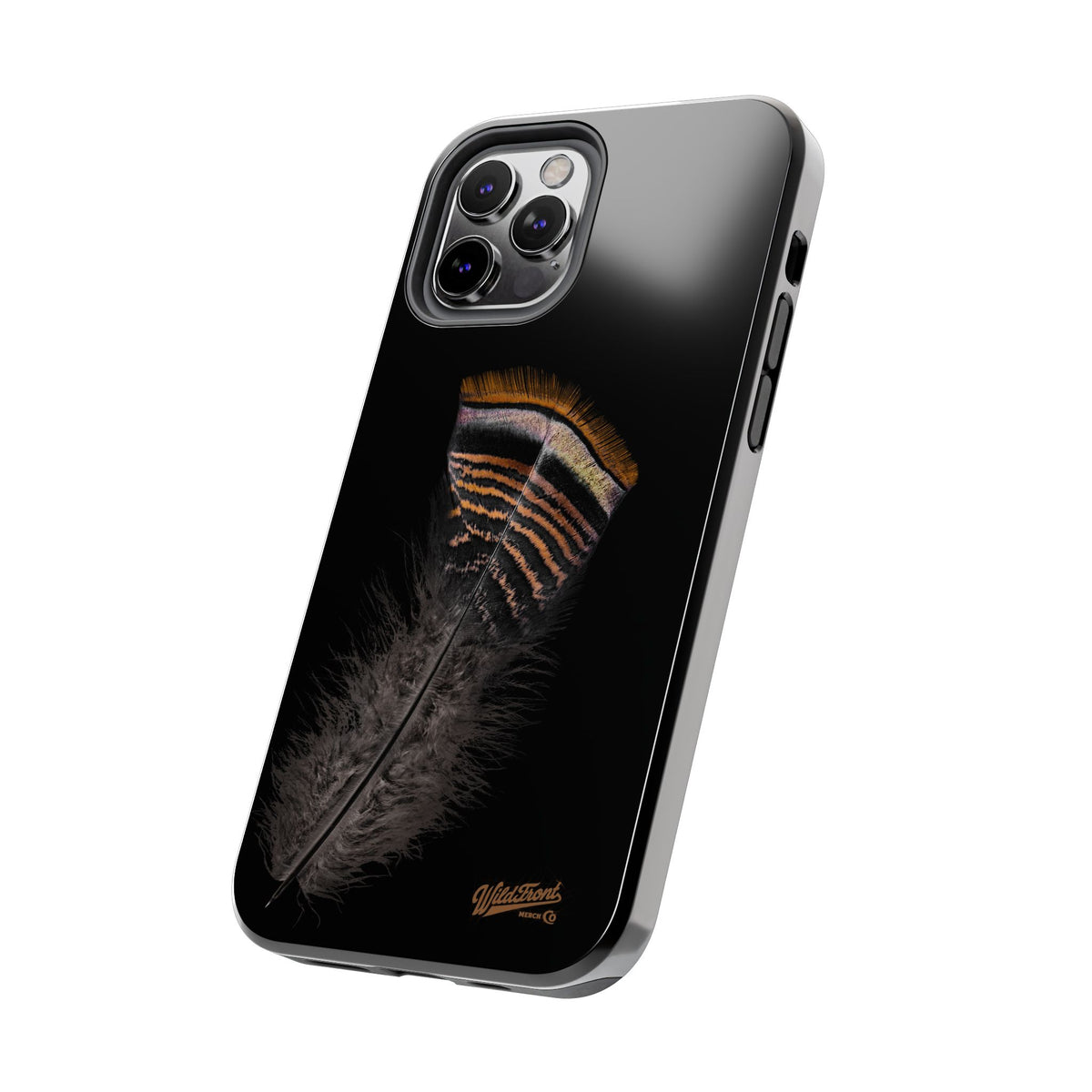 Turkey Feather Dark Tough Phone Case