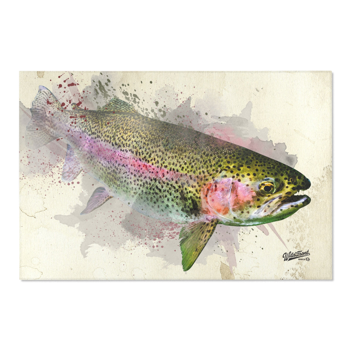 Rainbow Trout Area Rug