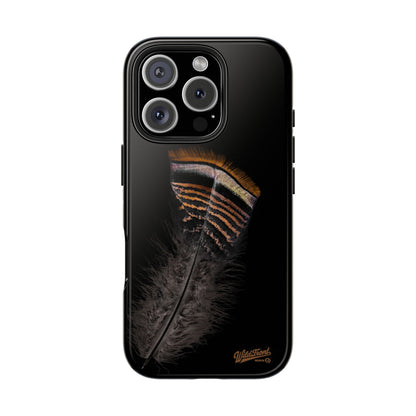 Turkey Feather Dark Tough Phone Case