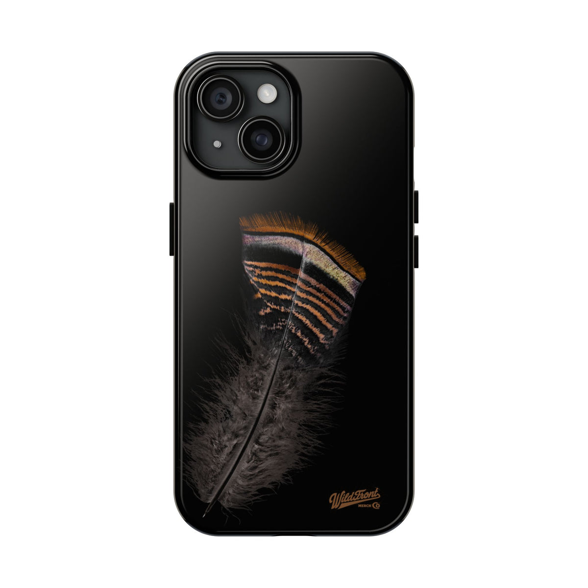 Turkey Feather Dark Tough Phone Case