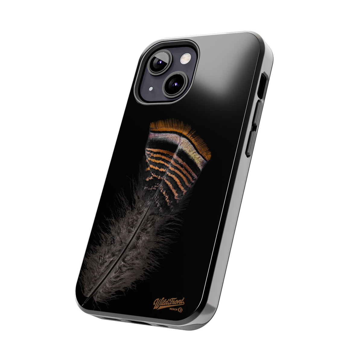 Turkey Feather Dark Tough Phone Case