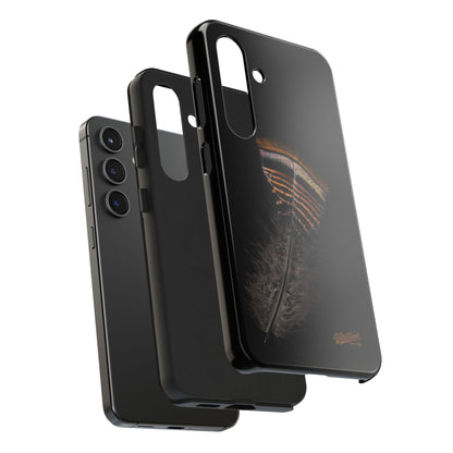 Turkey Feather Dark Tough Phone Case