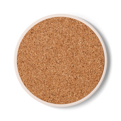 Pheasant Feather Ceramic Coaster