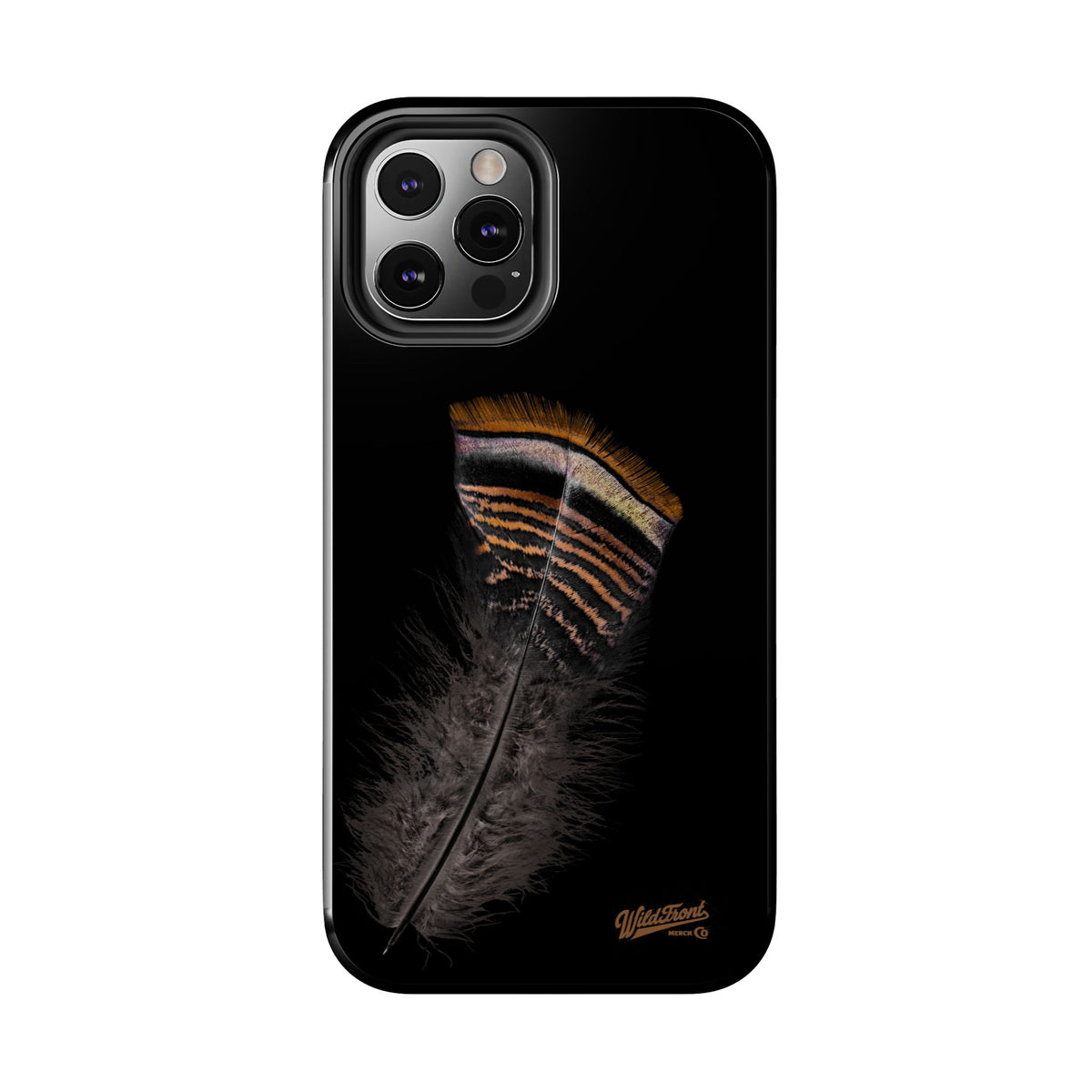 Turkey Feather Dark Tough Phone Case
