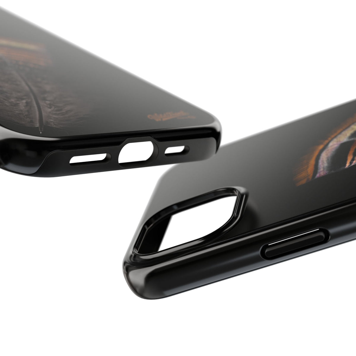 Turkey Feather Dark Tough Phone Case