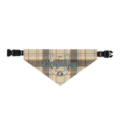 Lucky Dog Light Tan Pet Bandana