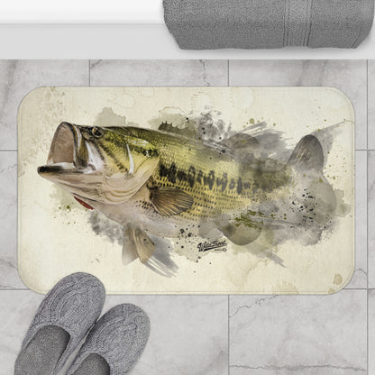 Largemouth Bass Bath Mat