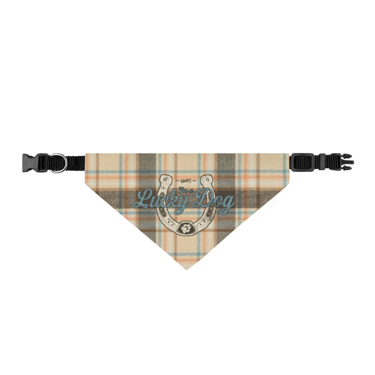Lucky Dog Light Tan Pet Bandana