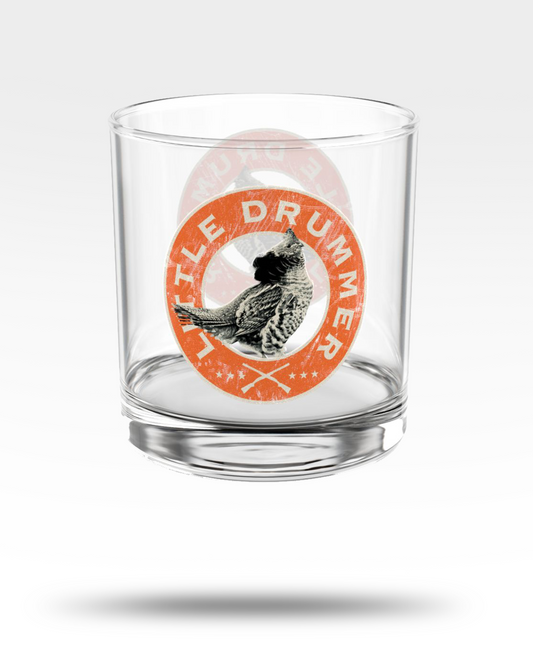 Little Drummer Ruffed Grouse Whiskey Glass