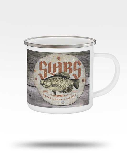 Slabs Crappie Enamel Camping Mug