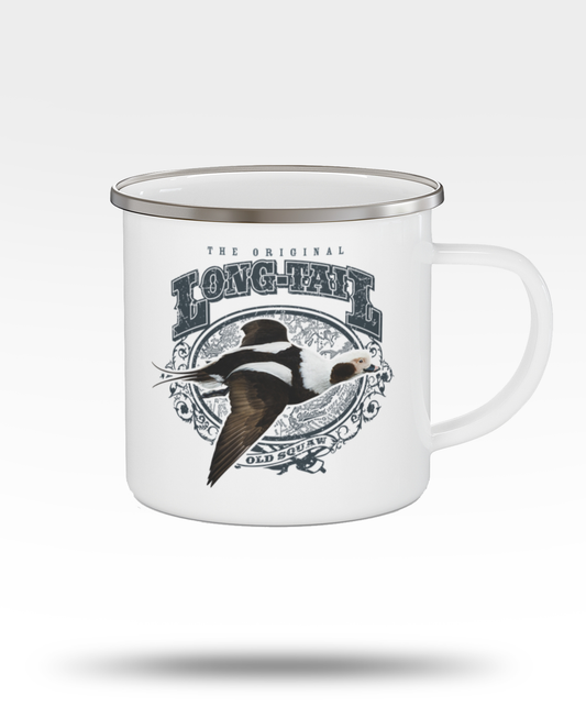 Long-Tail Duck Enamel Camping Mug