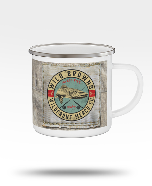 Wild Bowns Enamel Camping Mug