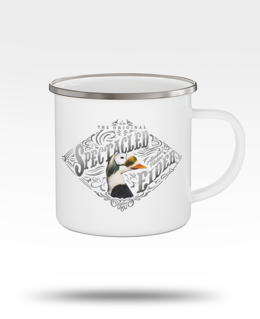 Spectacled Eider Enamel Camping Mug