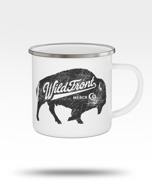 Buffalo Enamel Camping Mug