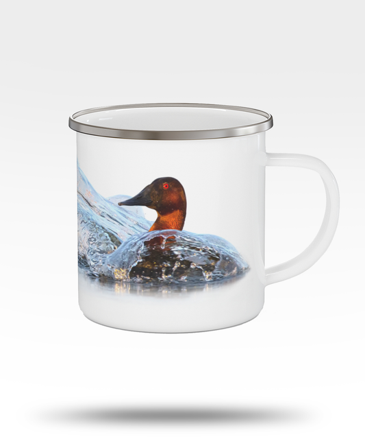 Canvasback Splash Enamel Camping Mug